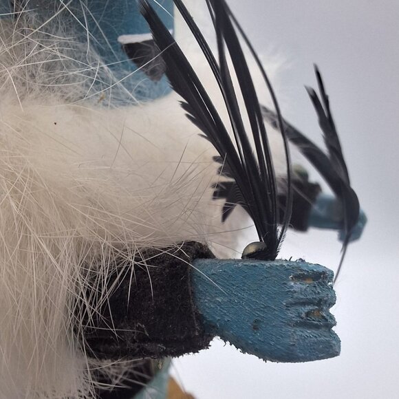 Kachina Doll Handmade Zuni Rain Priest Navajo Indians NativeAmerican Art 7 Inch - Picture 14 of 16